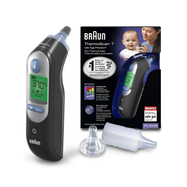 Braun ThermoScan 7 IRT 6520 Ear Thermometer Frontier Wellness ClinSkin