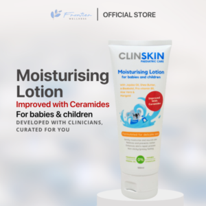 Clinskin Paediatric Care: Moisturising Lotion With Ceramides for Babies and Children –  Eczema, Dry Skin Relief | Gentle Paediatric Moisturiser