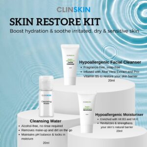 [Starter Kit] CLINSKIN SKIN RESTORE KIT