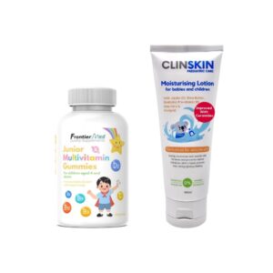 Junior Multivitamin Gummies + Moisturising Lotion With Ceramides for Babies and Children