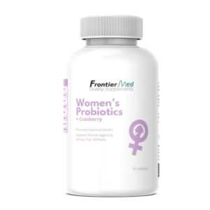 Frontier Med Women’s Probiotics with Cranberry – Gut, Urinary & Vaginal Health Support (60 capsules)