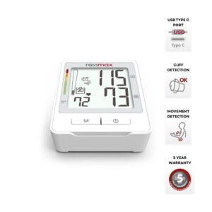 Rossmax Z1 Blood Pressure Monitor | Home BP Machine with 5-Year Warranty