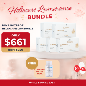 【SG61】Heliocare Luminance Oral Supplement | antioxidant and DNA repair- 60 Capsules x 5 Boxes